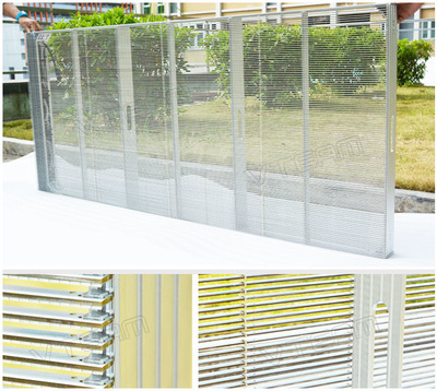 LED透明屏并非全透明，户外LED屏特性解析